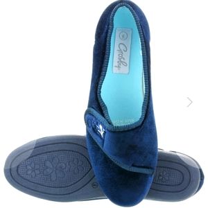 Grosby Women's June Navy Slipper's.